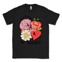Black happy 100 days of school Classic Tee - MaliasSmallBusiness