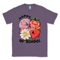 Lavender happy 100 days of school Classic Tee - MaliasSmallBusiness