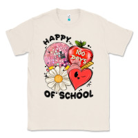 Natural happy 100 days of school Classic Tee - MaliasSmallBusiness