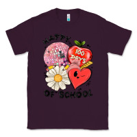 Plum happy 100 days of school Classic Tee - MaliasSmallBusiness