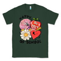 Sports Green happy 100 days of school Classic Tee - MaliasSmallBusiness