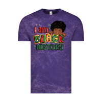 Cloud Purple i am black history black boy Vintage Tee - MaliasSmallBusiness