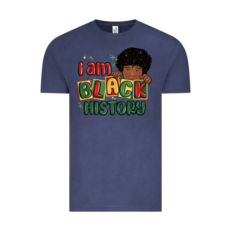 I Am Black History Black Boy Vintage Tee by MaliasSmallBusiness | Teevron