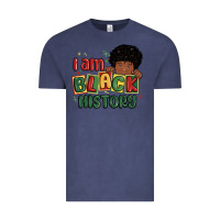 Vintage Denim i am black history black boy Vintage Tee - MaliasSmallBusiness