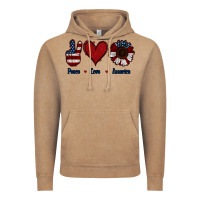 Vintage Coffee Peace Love America Vintage Hoodie - Jasminsmagicworld