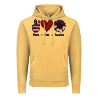 Peace Love America Vintage Hoodie | Teevron