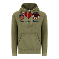 Vintage Olive Peace Love America Vintage Hoodie - Jasminsmagicworld