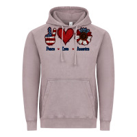Vintage Zinc Peace Love America Vintage Hoodie - Jasminsmagicworld