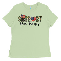 Matcha support our troops Ladies Tee - CowhideDigitalArt