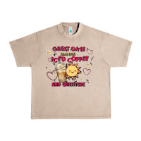French Oak great days start with iced coffee and gratitude Urban Heavy Tee - MaliasSmallBusiness