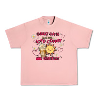 Salmon great days start with iced coffee and gratitude Urban Heavy Tee - MaliasSmallBusiness