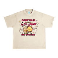 Sandshell great days start with iced coffee and gratitude Urban Heavy Tee - MaliasSmallBusiness