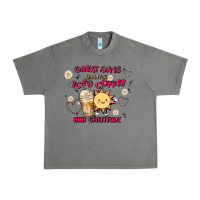Tornado great days start with iced coffee and gratitude Urban Heavy Tee - MaliasSmallBusiness