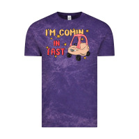 Cloud Purple i'm comin in fast Vintage Tee - MaliasSmallBusiness