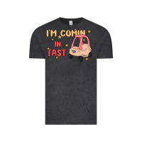 Vintage Black i'm comin in fast Vintage Tee - MaliasSmallBusiness