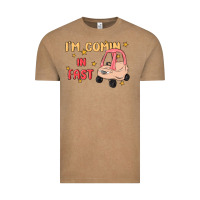 Vintage Coffee i'm comin in fast Vintage Tee - MaliasSmallBusiness