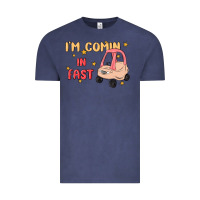 Vintage Denim i'm comin in fast Vintage Tee - MaliasSmallBusiness