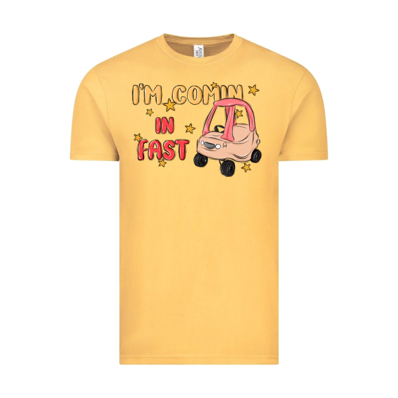 I'm Comin In Fast Vintage Tee by MaliasSmallBusiness | Teevron