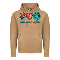 Vintage Camel Peace Love Turquoise Vintage Hoodie - Jasminsmagicworld