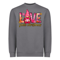 Storm love pink christmas gnome Heavyweight Sweatshirt - NancyCooperArtShop