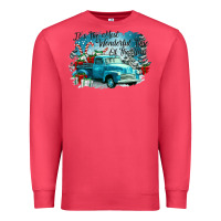 Cardinal its the wonderful time of the year truck Premium Sweatshirt - CowGirlArtShop
