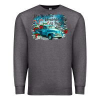 Charcoal Heather its the wonderful time of the year truck Premium Sweatshirt - CowGirlArtShop