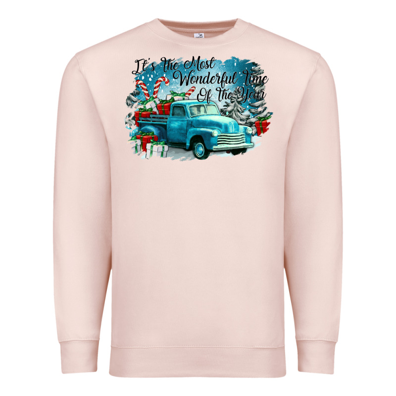 Its The Wonderful Time Of The Year Truck Premium Sweatshirt by CowGirlArtShop | Teevron