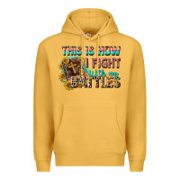 Mustard this is how i fight with my battles Premium Hoodie - CowGirlArtShop