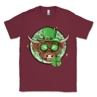 Burgundy st. patrick's day heifer Classic Tee - MaliasSmallBusiness