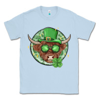 Dusty Blue st. patrick's day heifer Classic Tee - MaliasSmallBusiness