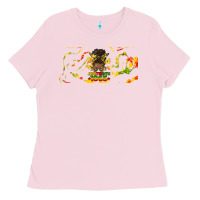 Bubblegum Pink juneteenth afro messy bun libbey glass Ladies Tee - HRA Design Shop
