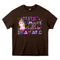 Chocolate Brown cute smart and a little bit dramatic Heavy Core Tee - JahusDesignShop