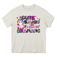 Cream cute smart and a little bit dramatic Heavy Core Tee - JahusDesignShop