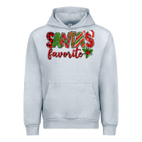 Heather Grey Santa's Favorite Urban Hoodie - BundleAndBundleShop