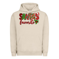 Pigment French Oak Santa's Favorite Urban Hoodie - BundleAndBundleShop