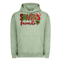Pigment Oil Green Santa's Favorite Urban Hoodie - BundleAndBundleShop