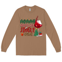Toasted Coconut mommy needs her jingle juice Long Sleeve Tee - MaliasSmallBusiness