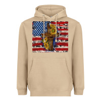 Mushroom jesus christ with american flag Heavyweight Hoodie - TumblerDesignByShophia