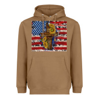 Toasted Coconut jesus christ with american flag Heavyweight Hoodie - TumblerDesignByShophia