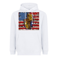 White jesus christ with american flag Heavyweight Hoodie - TumblerDesignByShophia