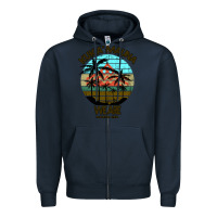 Navy Ku Kia i Mauna Zipper Hoodie - Bettercallsaul