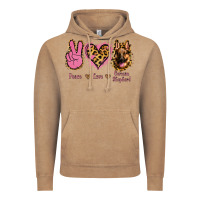Peace Love German Shepherd Vintage Hoodie | Teevron