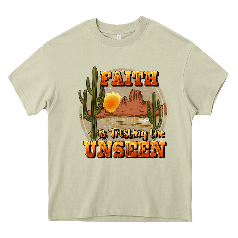 Faith Is Trusting The Unseen Heavy Core Tee by JahusDesignShop | Teevron