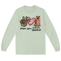 Matcha peace love german shepherd Long Sleeve Tee - JahusDesignShop