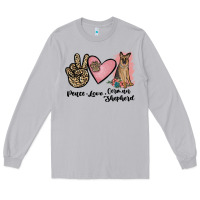 Moon Dust peace love german shepherd Long Sleeve Tee - JahusDesignShop
