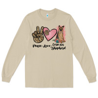 Mushroom peace love german shepherd Long Sleeve Tee - JahusDesignShop