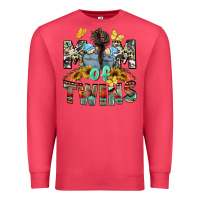 Cardinal mom of twins boys mother's day Premium Sweatshirt - CowGirlArtShop