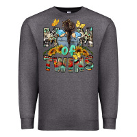Charcoal Heather mom of twins boys mother's day Premium Sweatshirt - CowGirlArtShop