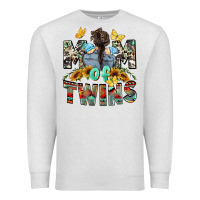 Oatmeal Heather mom of twins boys mother's day Premium Sweatshirt - CowGirlArtShop