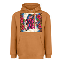 Meerkat girl mama thunder with flowers Heavyweight Hoodie - TumblerDesignByShophia